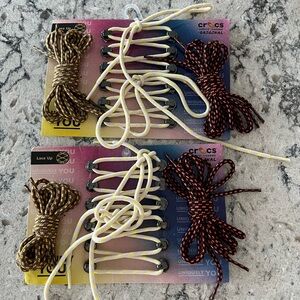 CROCS Multicolor Lace Set